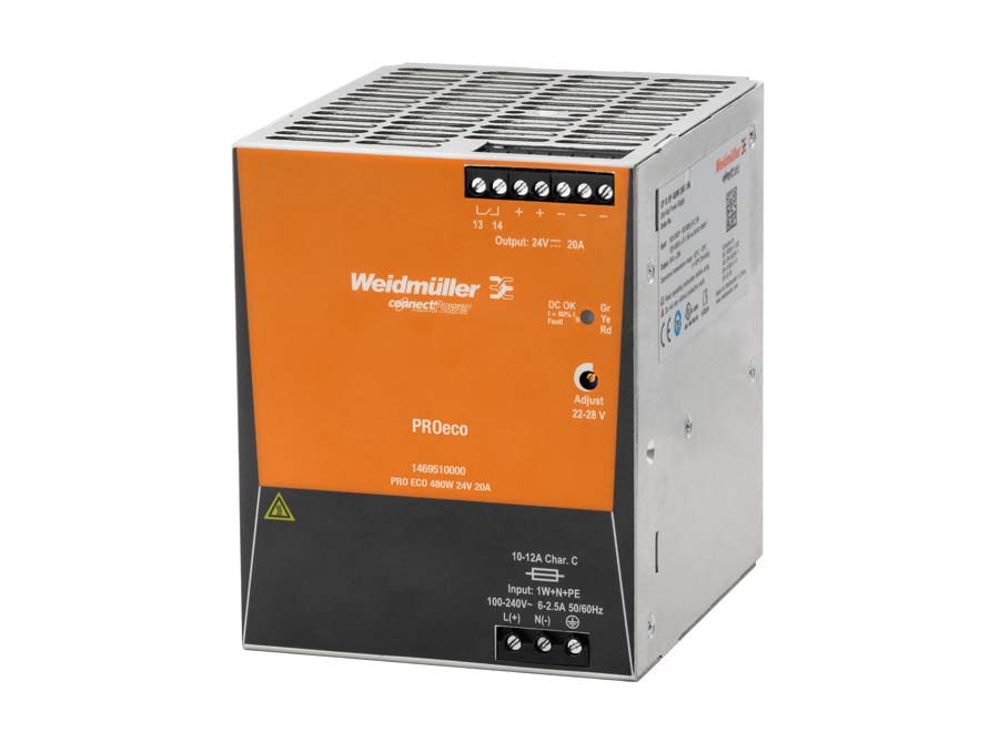 Weidmuller PRO ECO 480W 24V 20A